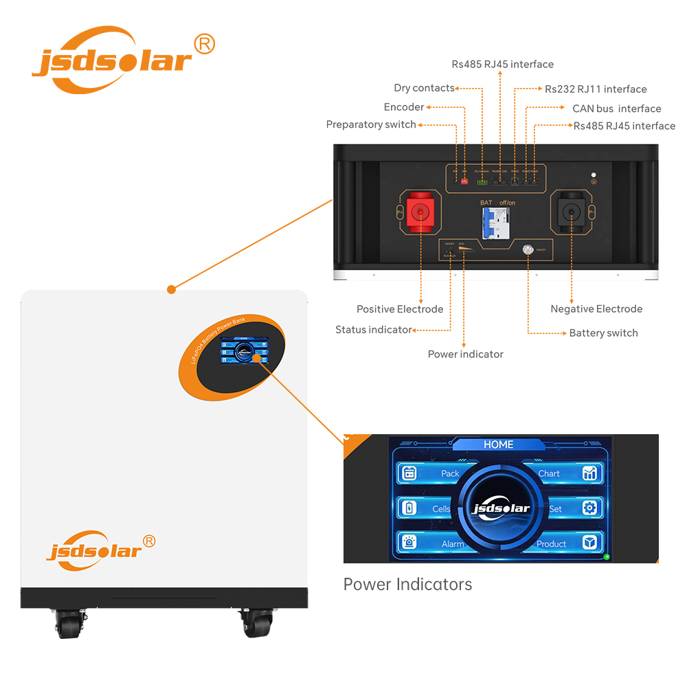 Batterie Lifepo4 Jsdsolar 10kW - Home Backup Battery 10Kwh Lifepo4 avis et prix